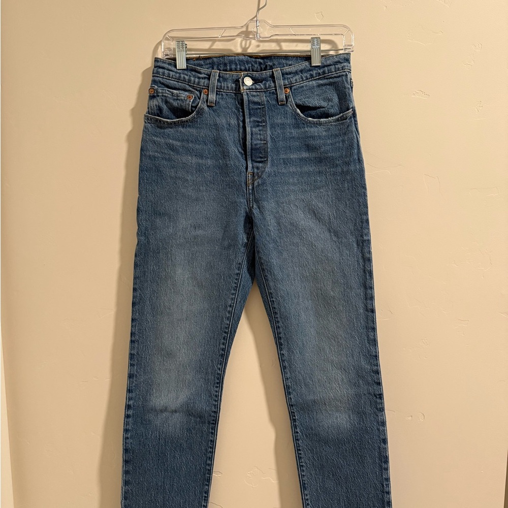 Levi's Blue Straight Leg Jeans
